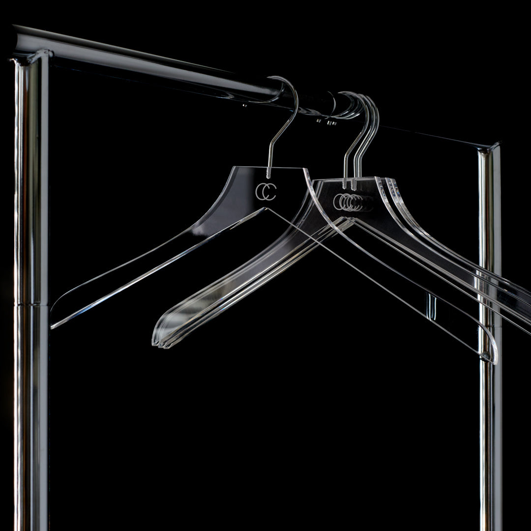 Quality Hangers Acrylic Standard Hanger for Dress/Shirt/Sweater