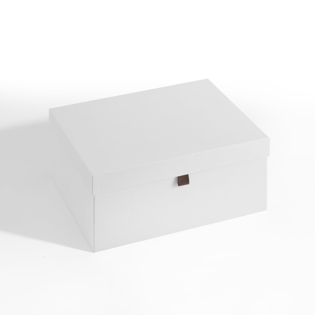 Bleecker | Medium Storage Box with Lid | Closet Accessories ...