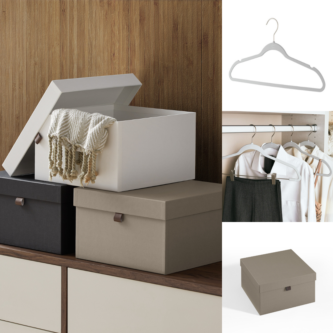 Bleecker Storage Boxes w/ Handle - by California Closets