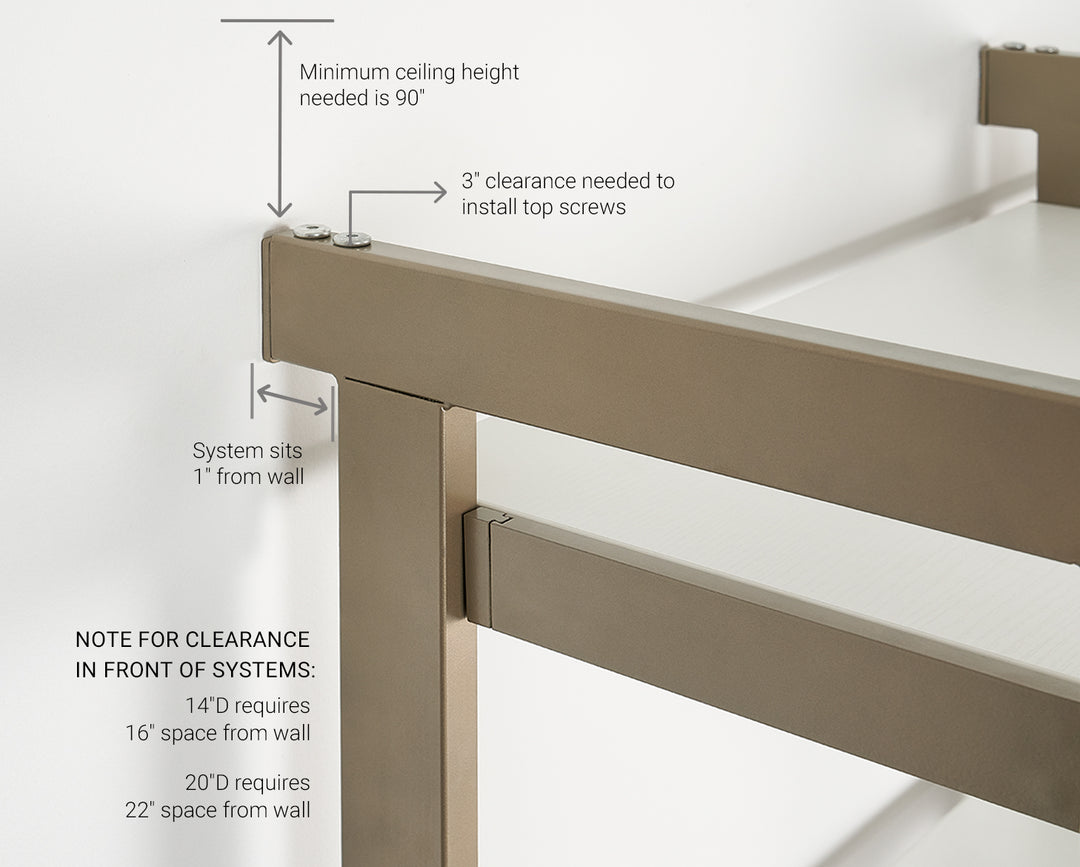 Martha Stewart Everyday 4ft Shoe Rack – California Closets